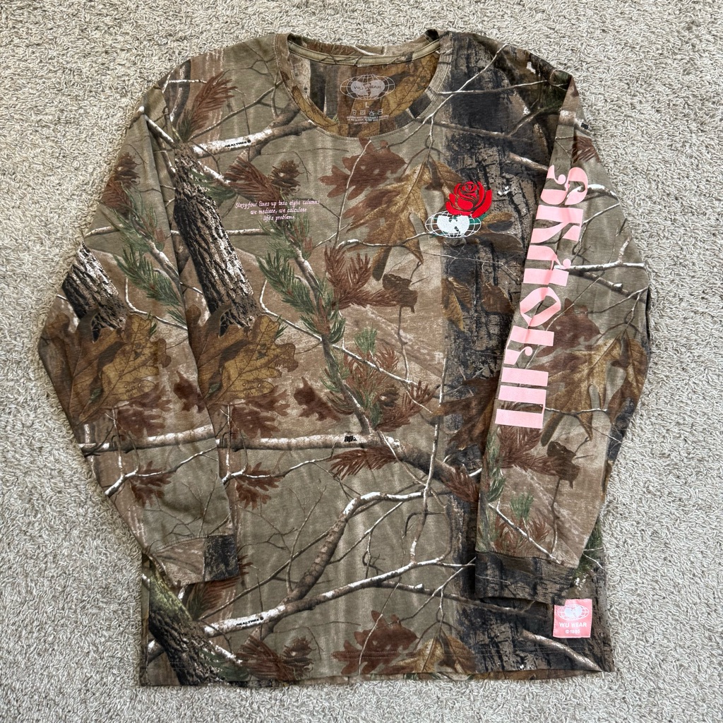 Wu-Wear Shirt Size Large Camouflage Wu-Tang Gza Killarmy